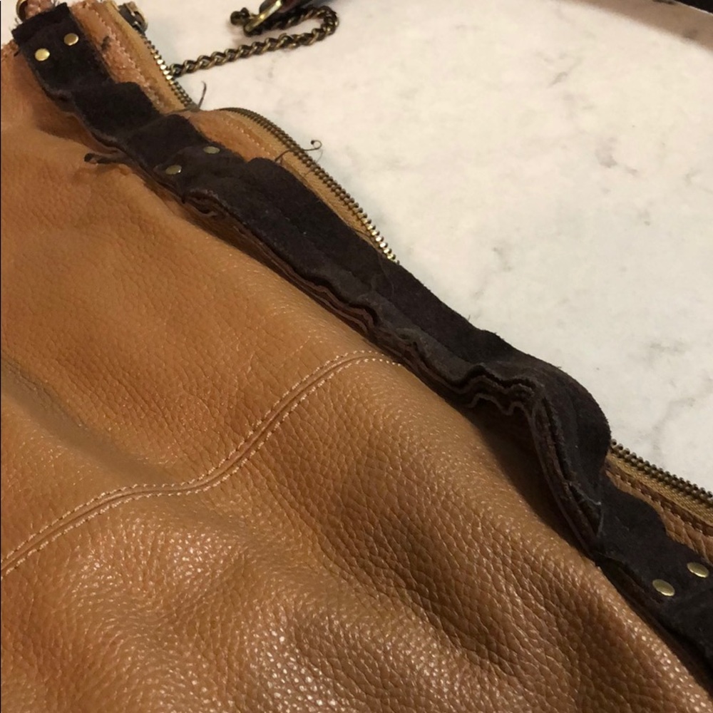 Brown Leather Crossbody - Picture 2 of 8
